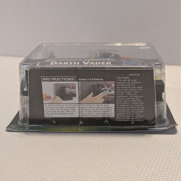 Kenner Star Wars Power of the Force Electronic Power F/X Darth Vader Kenobi New - Picture 5 of 12